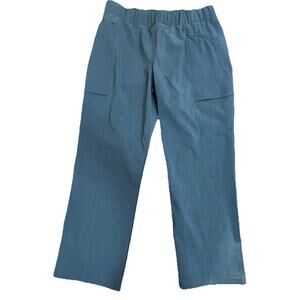 EDDIE BAUER Women’s Olive Army Green Four Front Pocket Travel Pants Size 4